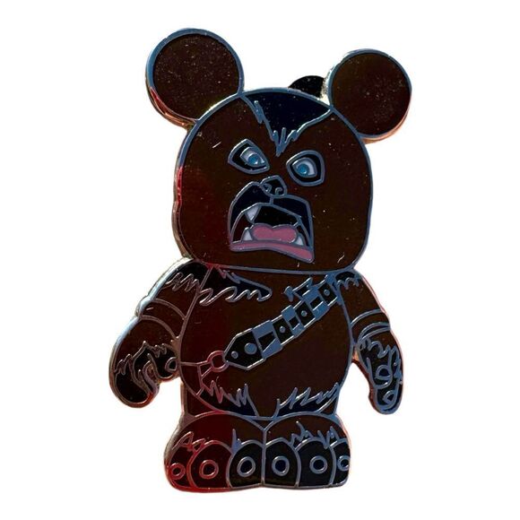 Disney Star Wars Chewbacca Bearbrick Pin - Limited Edition - Picture 1 of 5